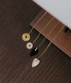 Collier Tenero (Acier Doré) -Bijoux Fantaisie SNM18547 01SEL N