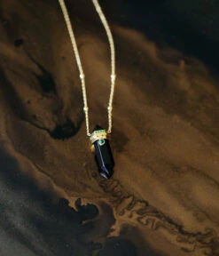 Collier Mantra (Acier Doré) -Bijoux Fantaisie SNM19856 01DCF NM1