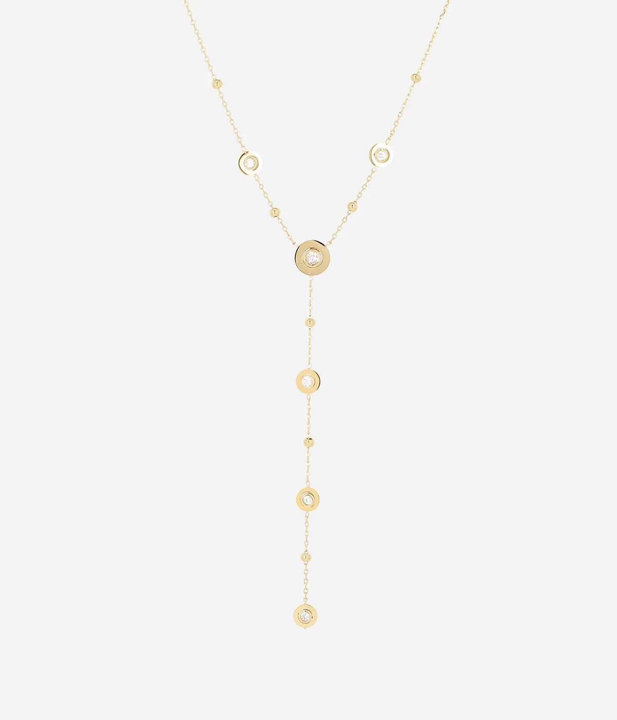 Collier Diamantine (Acier Doré) 3 Collier Diamantine (Acier Doré)