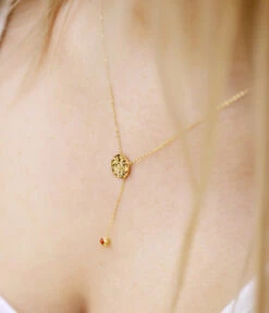 Collier Sahasrara (Acier Doré) -Bijoux Fantaisie SNM20301 01RED P1 e0049500 9002 4cc8 9f78 b62a0268e424