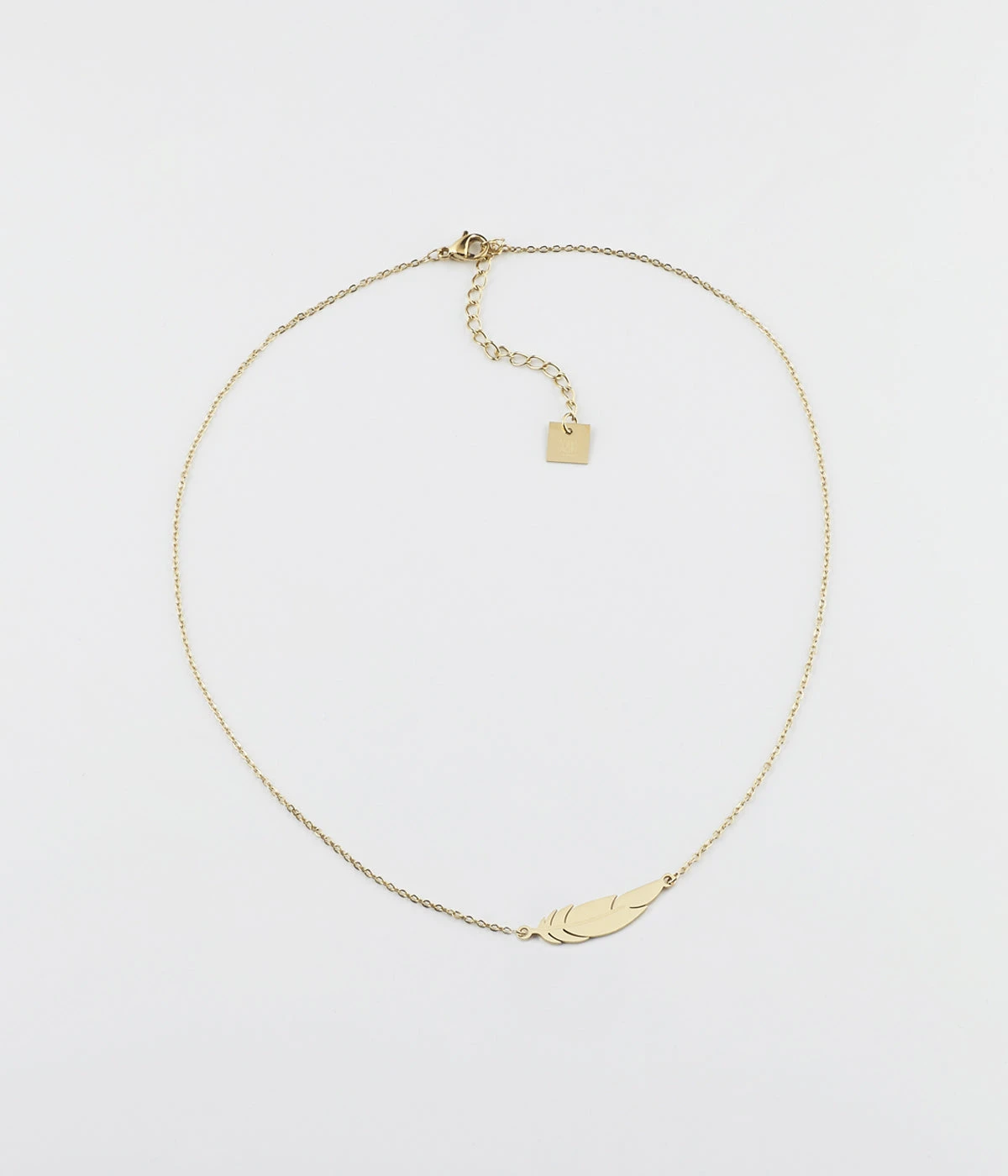 Collier Feather (Acier Doré) 3 Collier Feather (Acier Doré)