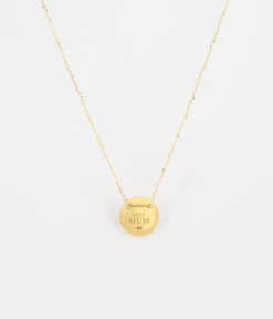 Collier Best Mum (Acier Doré)