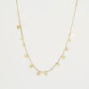 Collier Mini Confettis (Acier Doré) -Bijoux Fantaisie SNS12105 01WHT WEB