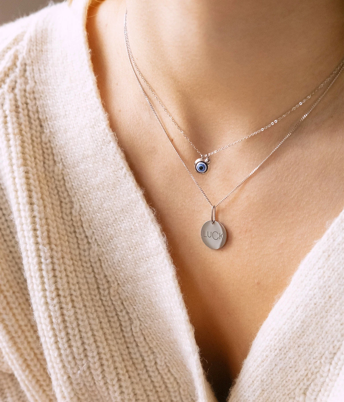 Collier Luck (Acier) 4 Collier Luck (Acier) – Image 2