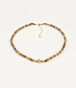 Collier Sierra (Acier Doré) -Bijoux Fantaisie SNS13828 01CFE WEB