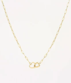 Collier Heart (Acier Doré)