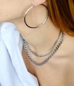 Collier Néréé (Acier) -Bijoux Fantaisie SNS14747 00UNI P1