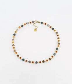 Collier Lime (Acier Doré) 10 Collier Lime (Acier Doré) -Bijoux Fantaisie SNS16185 01BLU WEB