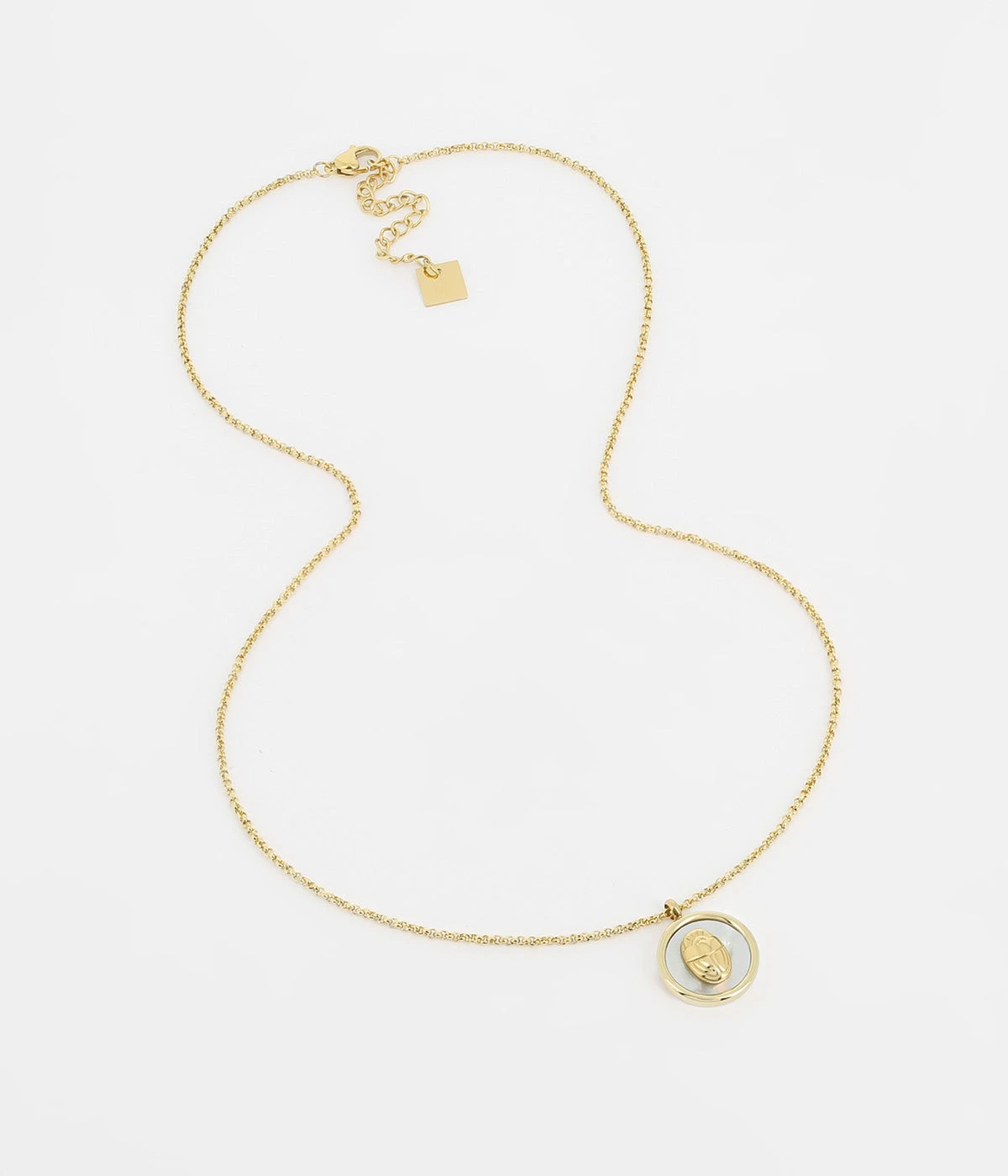 Collier Atoum (Acier Doré) 3 Collier Atoum (Acier Doré)