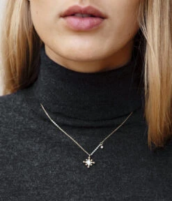 Collier Clara (Acier Doré) -Bijoux Fantaisie SNS18111 01WHT P