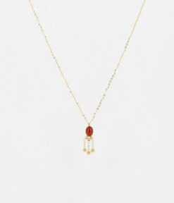 Collier Séville (Acier Doré) 11 Collier Séville (Acier Doré) -Bijoux Fantaisie SNS18192 01RED WEB