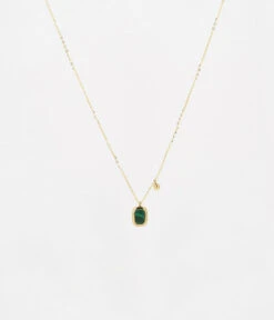 Collier Lilou (Acier Doré) -Bijoux Fantaisie SNS18209 01GRN WEB