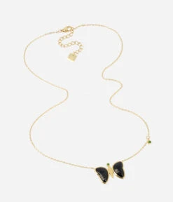 Collier Farfalla (Acier Doré) -Bijoux Fantaisie SNS20045 01BLK WEB