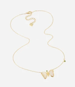 Collier Farfalla (Acier Doré) -Bijoux Fantaisie SNS20045 01SEL WEB