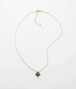 Collier Salomé (Acier Doré) -Bijoux Fantaisie SNS7566 01GRN 1 d97b42a4 9303 498a a930 f89e3615a491