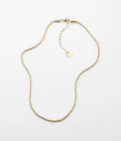 Collier Rice (Acier Doré)