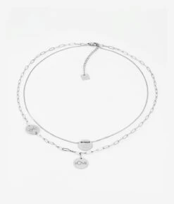 Collier Multi Charm Love (Acier)