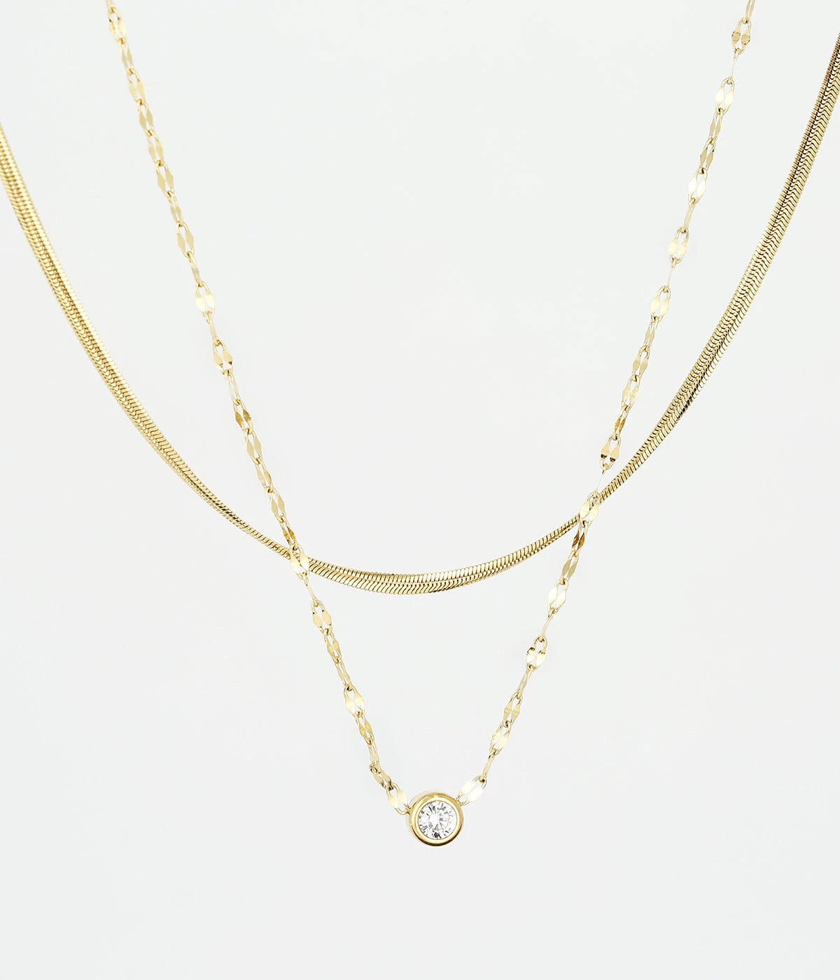 Collier Sahiba (Acier Doré) 3 Collier Sahiba (Acier Doré)