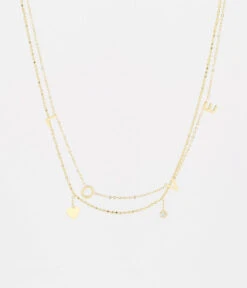 Collier Carina (Acier Doré)