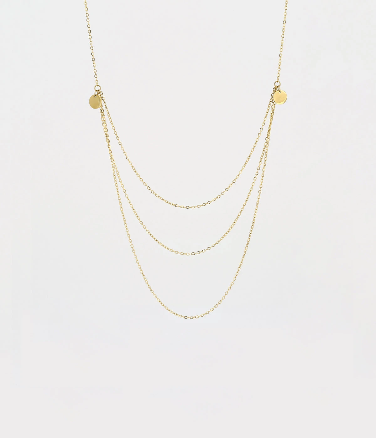 Collier Cascada (Acier Doré) 3 Collier Cascada (Acier Doré)