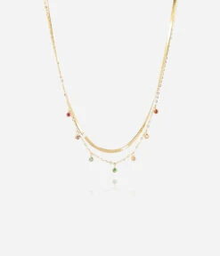 Collier Sahas (Acier Doré)