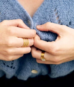 Bague Viseu (Acier Doré) -Bijoux Fantaisie SRL18611 01MAT P