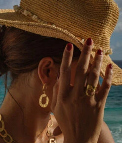 Bague Ginza (Acier Doré) -Bijoux Fantaisie SRR9552 01UNI P3