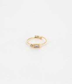 Bague Serenity (Acier Doré) -Bijoux Fantaisie SRS18138 01WHT WEB