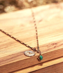 Sautoir Lena (Acier Doré) -Bijoux Fantaisie Sautoir Lena