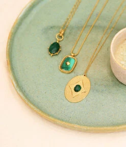 Sautoir Milos (Acier Doré) -Bijoux Fantaisie Sautoir Mada Elijah Milos