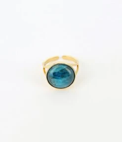 Bague Akilah (Acier Doré) -Bijoux Fantaisie bague akilah acier dore apatite