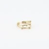Bague Aste (Acier Doré) -Bijoux Fantaisie bague aste acier dore