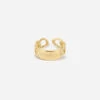 Bague Caso (Acier Doré) -Bijoux Fantaisie bague caso acier dore