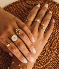 Bague Eden (Acier) -Bijoux Fantaisie bague eden acier dore portee c74a7f09 61bf 43fc a45a bd5b40054505