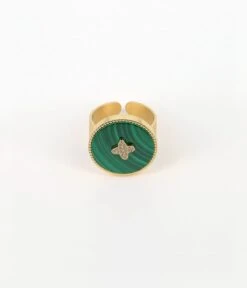 Bague Héra (Acier Doré)