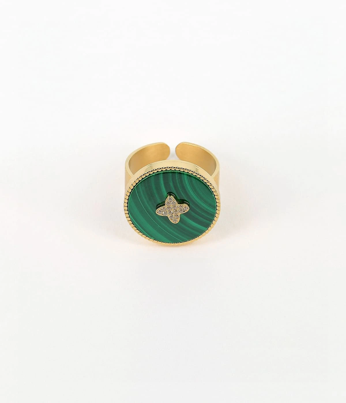 Bague Héra (Acier Doré) 3 Bague Héra (Acier Doré)