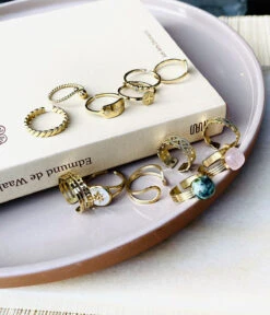 Bague Kheops (Acier) -Bijoux Fantaisie bague kheops acier dore nature morte 87e6352f 0bd6 49c5 9cac fc59832f7db5