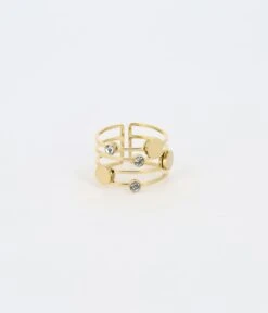 Bague Rony (Acier Doré)