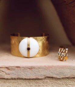 Bague Rony (Acier Doré) -Bijoux Fantaisie bague rony acier dore nature morte