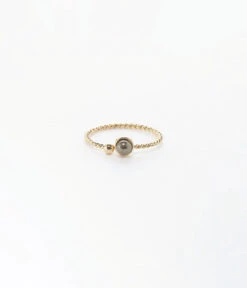 Bague Spoutnik (Acier Doré) -Bijoux Fantaisie bague spoutnik acier dore pyrite