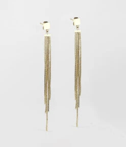 Boucles D'oreilles Boréale (Acier Doré)