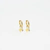 Boucles D'oreilles Cap Skirring (Acier Doré) -Bijoux Fantaisie boucles doreilles cap skirring acier dore