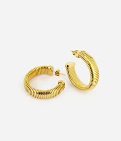 Boucles D'oreilles Gemma (Acier Doré) -Bijoux Fantaisie boucles doreilles gemma acier dore 1