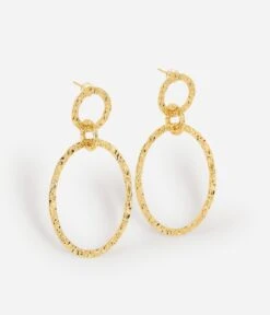 Boucles D’oreilles Harun (Acier Doré)