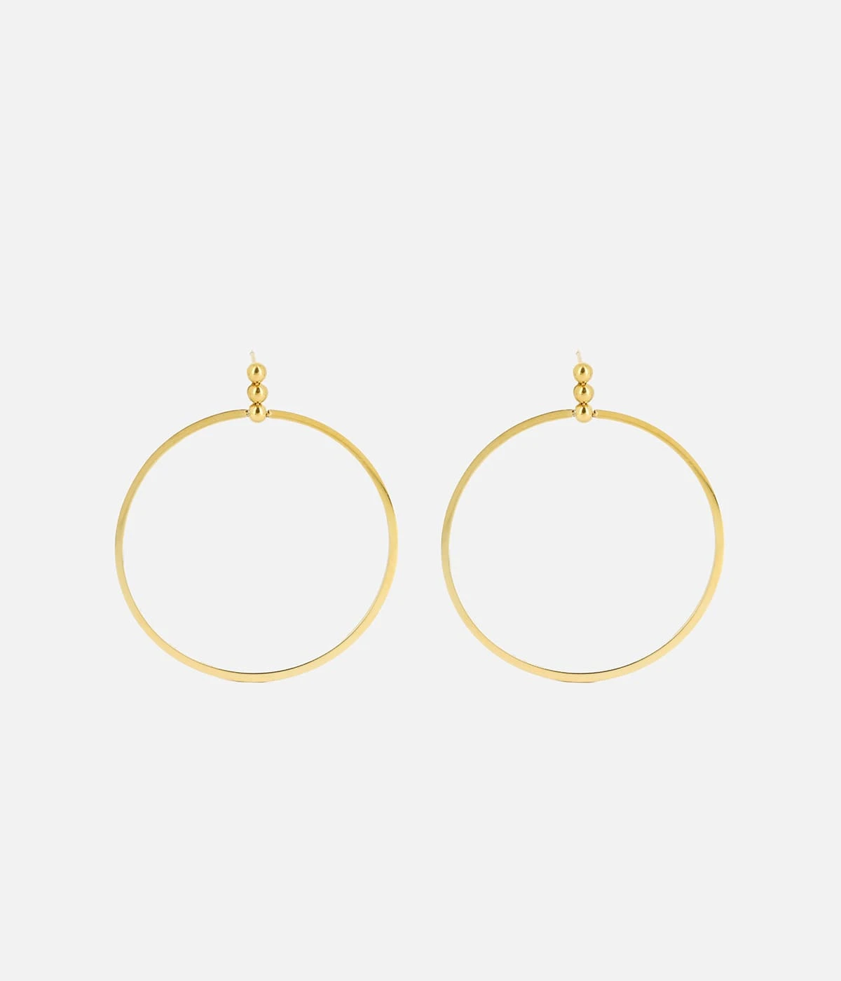 Boucles D'oreilles Honoré (Acier Doré) 3 Boucles D'oreilles Honoré (Acier Doré)