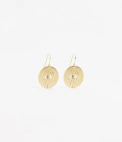 Boucles D'oreilles Isis (Acier Doré)