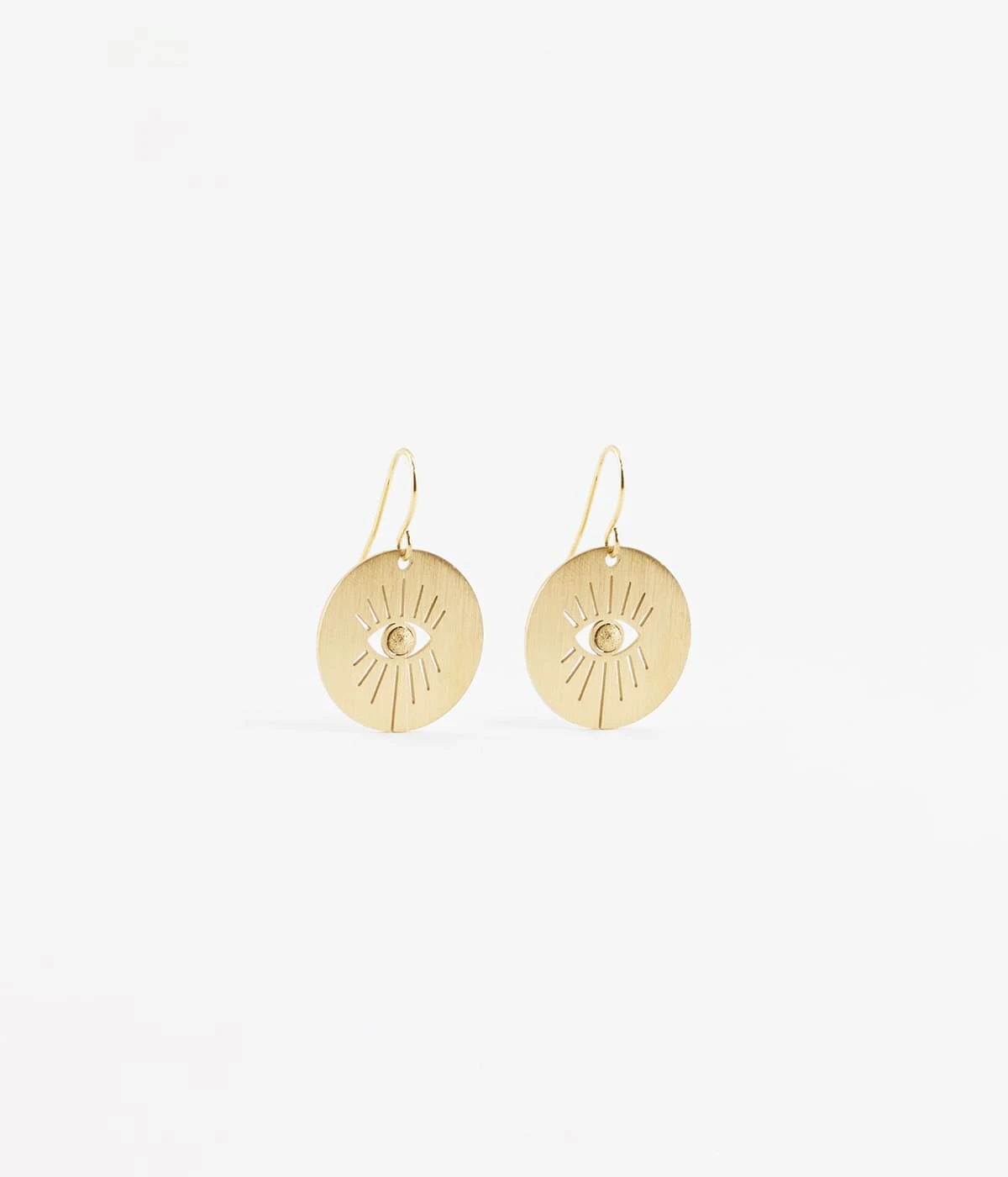 Boucles D'oreilles Isis (Acier Doré) 3 Boucles D'oreilles Isis (Acier Doré)