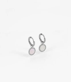 Boucles D'oreilles Linda (Acier) -Bijoux Fantaisie boucles doreilles linda acier nacre