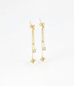 Boucles D’oreilles Manhattan (Acier Doré)