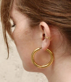 Boucles D'oreilles Manon (Acier Doré) -Bijoux Fantaisie boucles doreilles manon acier dore 1 portees